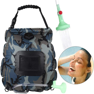 Outdoor Camping Shower Water Bag Solar Heating