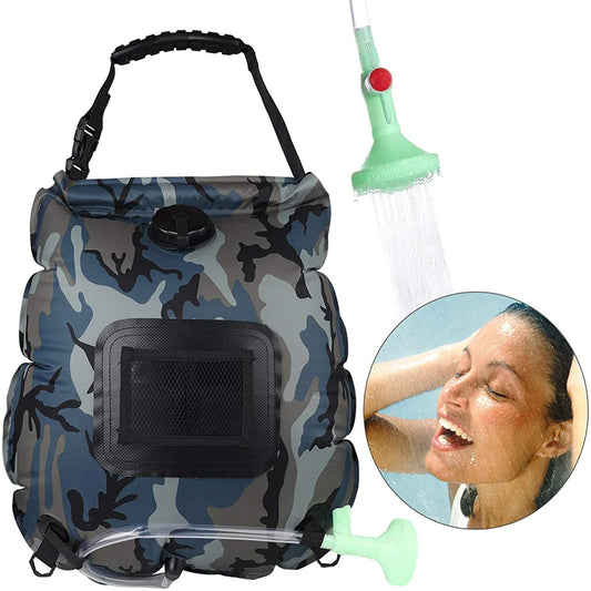 Outdoor Camping Shower Water Bag Solar Heating