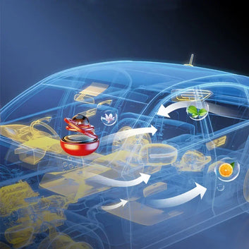 Solar Power Car Perfume Car Air Freshener