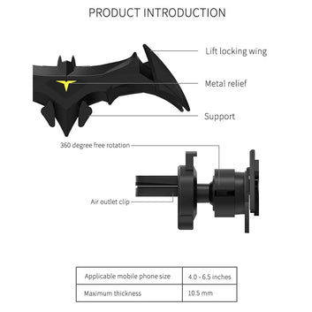 Gravity Buckle Type Car Phone Holder