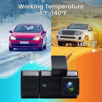 3 Channel Dash Cam 2.4 Inch